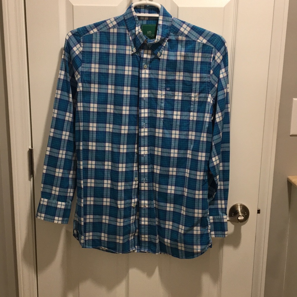 Southern Tide Club Button Down Long Sleeve Shirt